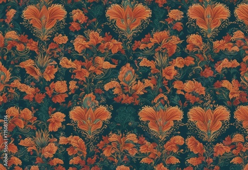 Indian Pattern Collection Floral Motifs in Indian Texties