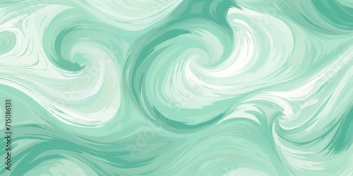 Mint marble swirls pattern