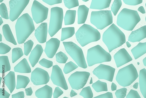 Mint pattern Voronoi pastels