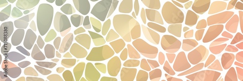 Olive pattern Voronoi pastels