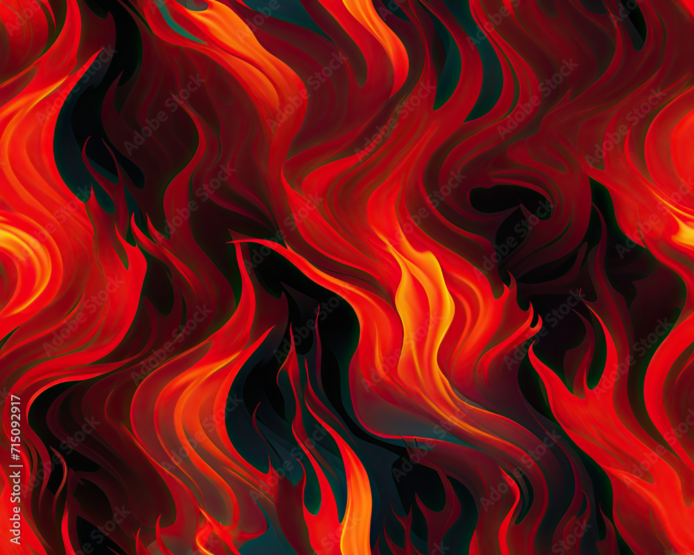seamless pattern with flames seamless pattern with flames