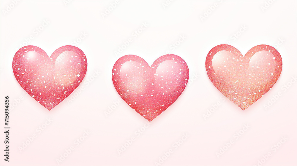 Red Heart and Handwritten Love Note, Shiny red heart alongside a handwritten love note on a pink background emotions Ideal for personalized Valentine's Day card, AI Generated
