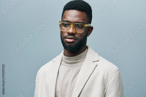 black man american african portrait guy style model fashion american jacket stylish