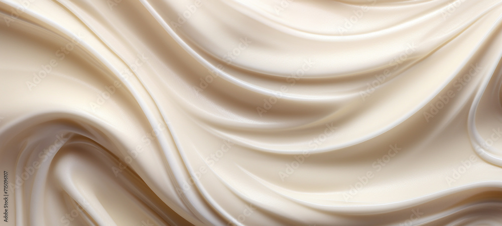 Fototapeta premium Cream Texture, generative AI