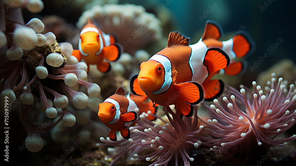 Iconic Clownfish and Anemones Iconic Clownfish and Anemones