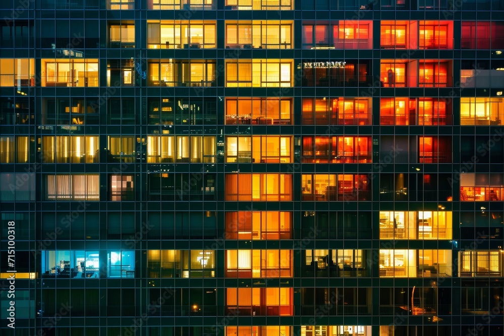 a picture of a large building with many window,pattern a picture of a large building with many window,pattern