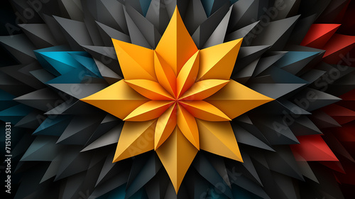 Dark_paper_layers_3D_abstract_gradient_papercut_colo