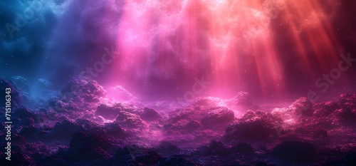 purple wallpaper very colorful and dark background with purple lights. background with space © Stream Skins