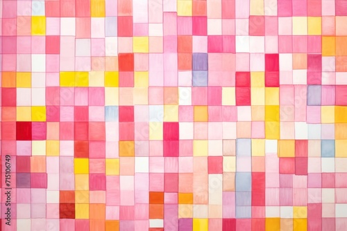 Simple beautiful wallpaper pattern minimalistic colorful graph paper background © Lenhard