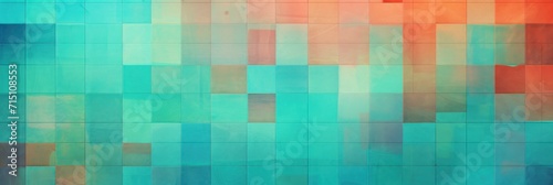 Simple beautiful wallpaper pattern minimalistic colorful square tiles pastel background