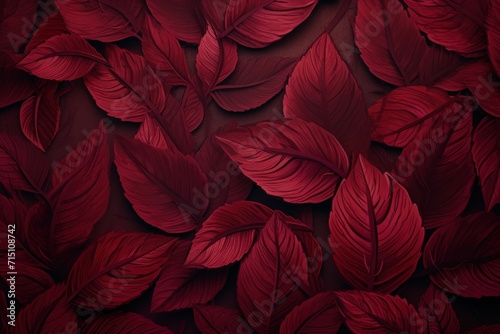  a bunch of red leaves that are all over the place for a wallpaper or a wall hanging in a room.