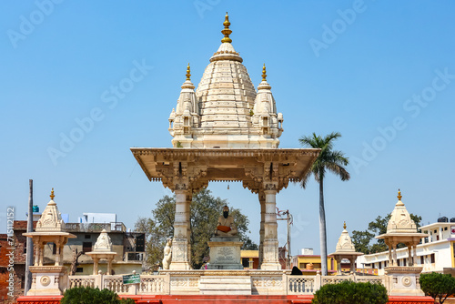 Ayodhya, India. Architecture of Ayodhya, also known as Saketa, an ancient city of India, believed to be the birthplace of Rama. photo