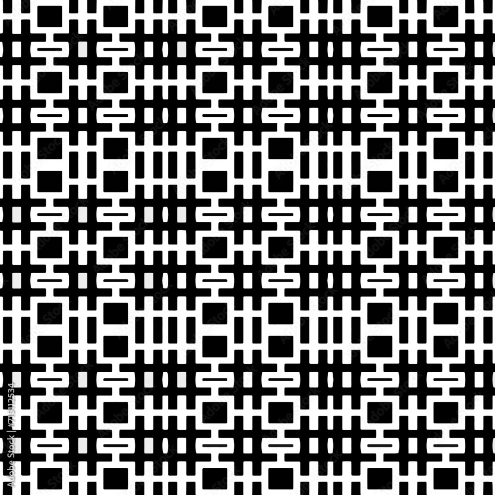 A white background with black design.Seamless texture for fashion, textile design, on wall paper, wrapping paper, fabrics and home decor. Simple repeat pattern. Geometric patterns. A white background with black design.Seamless texture for fashion, textile design, on wall paper, wrapping paper, fabrics and home decor. Simple repeat pattern. Geometric patterns.