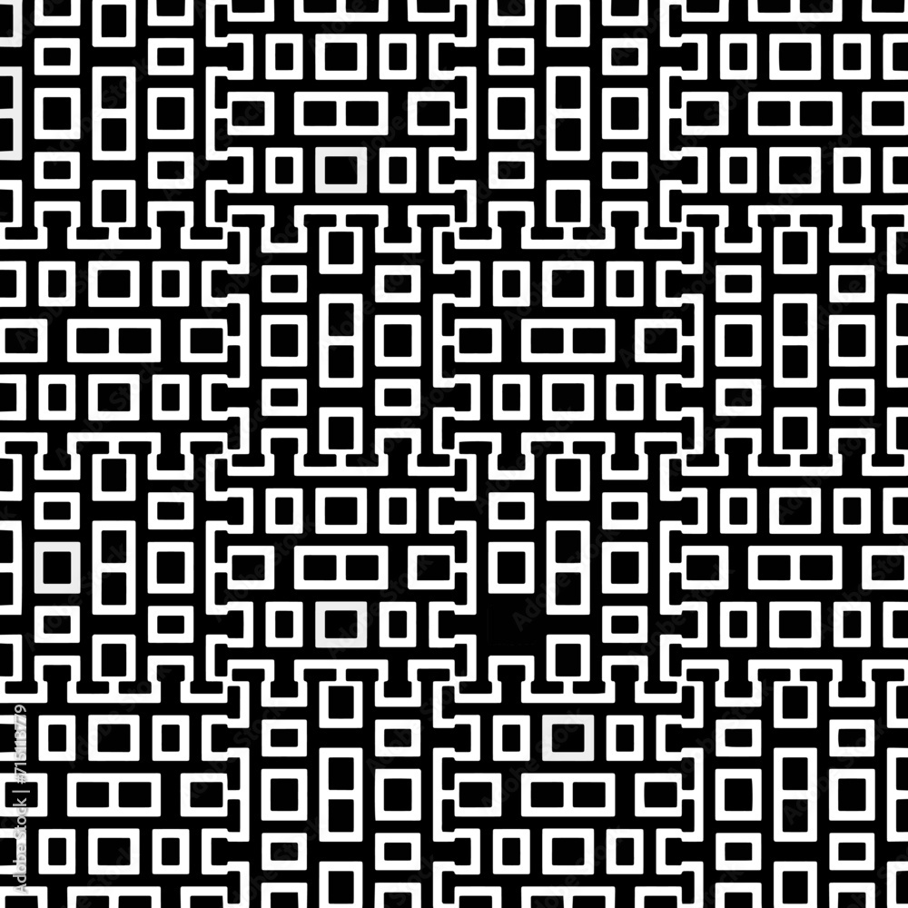 A white background with black design.Seamless texture for fashion, textile design, on wall paper, wrapping paper, fabrics and home decor. Simple repeat pattern. Geometric patterns. A white background with black design.Seamless texture for fashion, textile design, on wall paper, wrapping paper, fabrics and home decor. Simple repeat pattern. Geometric patterns.