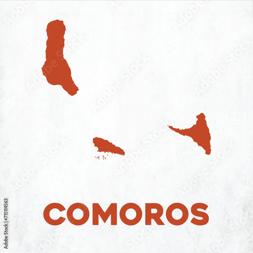 Detailed Comoros Map