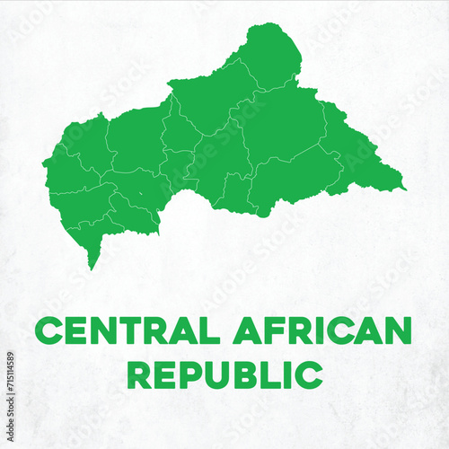 Detailed Central African Republic Map