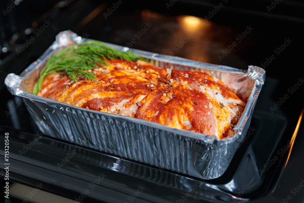 Roasting meatloaf in the oven Roasting meatloaf in the oven