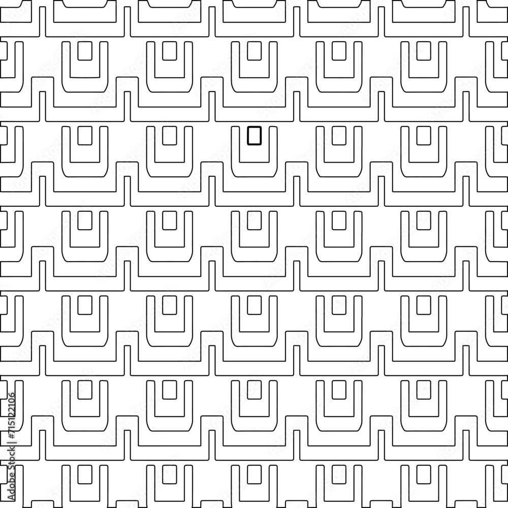 Abstract shapes from lines. Vector graphics for design, prints, decoration, cover, textile, digital wallpaper, web background, wrapping paper, clothing, fabric, packaging, cards.Geometric patterns.