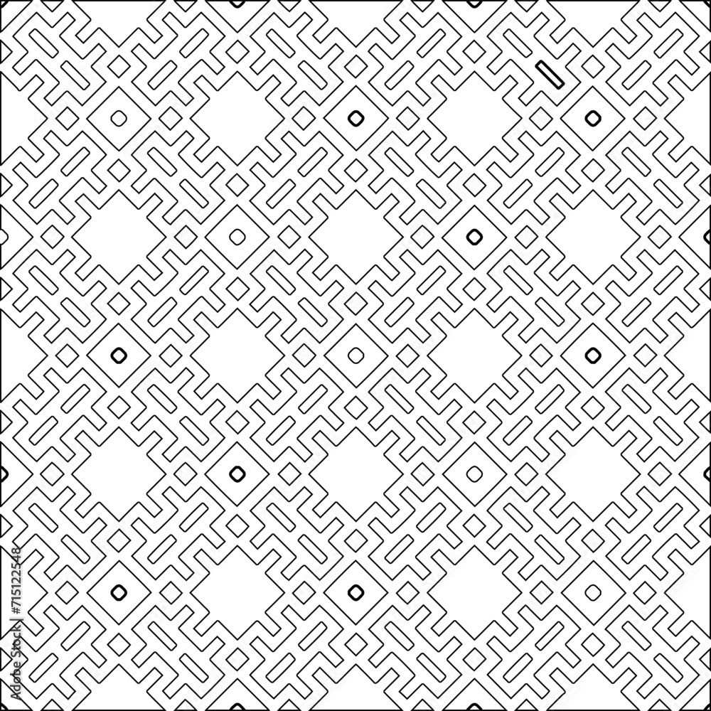 Abstract shapes from lines. Vector graphics for design, prints, decoration, cover, textile, digital wallpaper, web background, wrapping paper, clothing, fabric, packaging, cards.Geometric patterns.