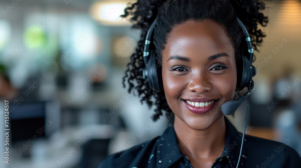 Call center, conversation and happy woman at help desk for advice, sales and telemarketing in headset. Consulting, communication and face of virtual assistant, customer service agent or crm advisor. Call center, conversation and happy woman at help desk for advice, sales and telemarketing in headset. Consulting, communication and face of virtual assistant, customer service agent or crm advisor.