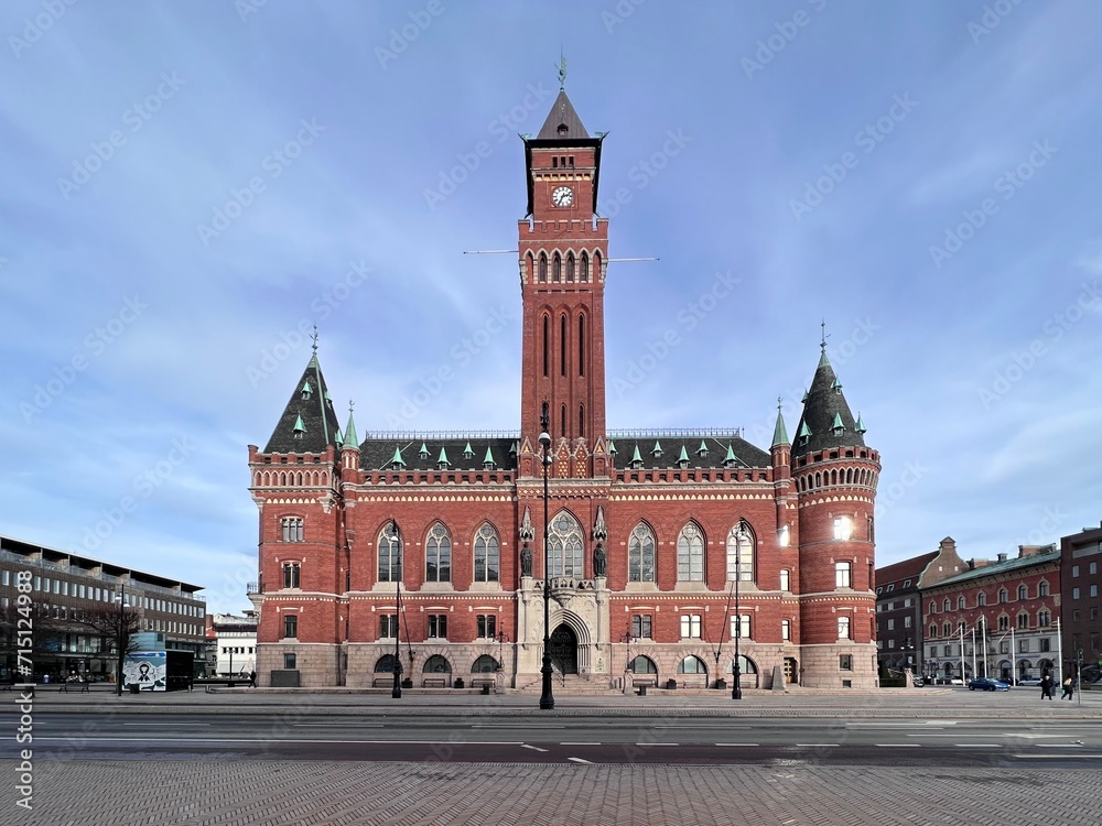 Fototapeta premium city hall building in Helsingborg