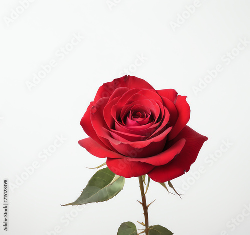 a rose as a symbol of affection. valentine days for greeting cards  posters  or social media