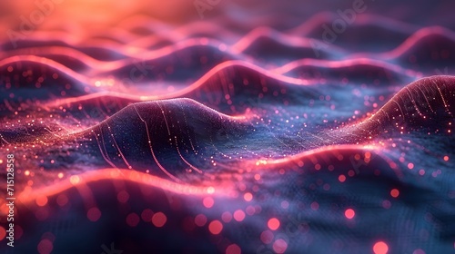 Dynamic Tech Backgrounds. abstract background with bubbles