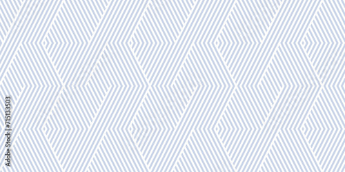 Vector geometric lines seamless pattern. Light blue abstract graphic striped ornament. Simple geometry, stripes, zig zag, chevron. Subtle modern linear background. Elegant geo design for decor, print