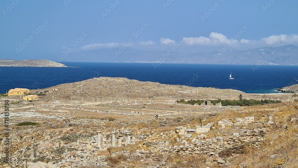 Delos Island, a jewel in the Aegean Sea, holds rich mythological and archaeological significance. 