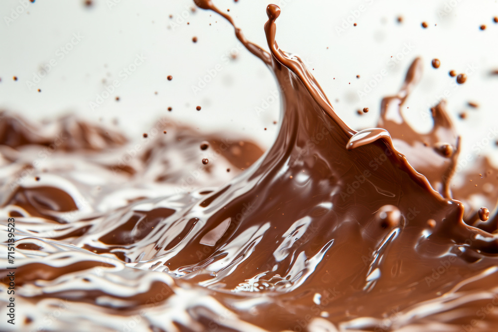 Splash of chocolate waves. Splash of chocolate waves.