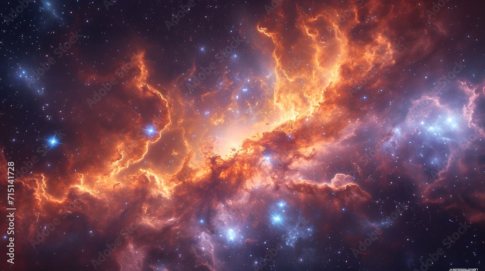 explosion of space nebula  galaxy space wallpaper