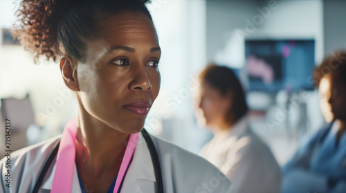 Woman doctor in hospital