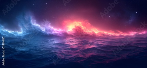 ackground is blue and purple. abstract background with smoke
