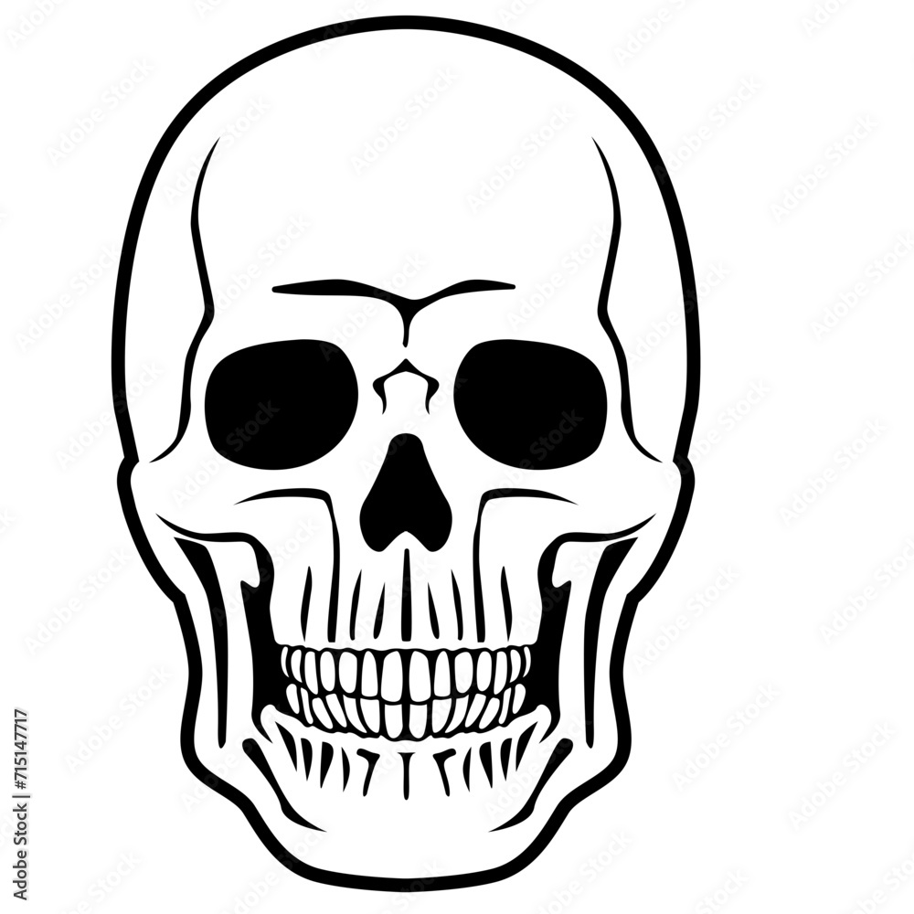 Obraz premium skull icon