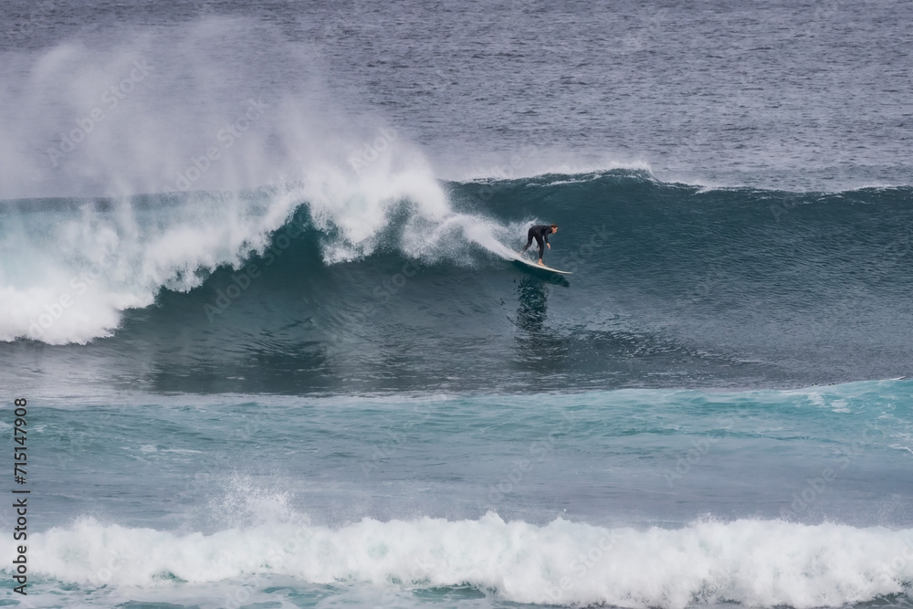 A surfer riding a huge wave at Surfers Point - Margaret River, Western Australia
- home of the annual Margaret River Surf Classic pro-amateur surfing event A surfer riding a huge wave at Surfers Point - Margaret River, Western Australia
- home of the annual Margaret River Surf Classic pro-amateur surfing event