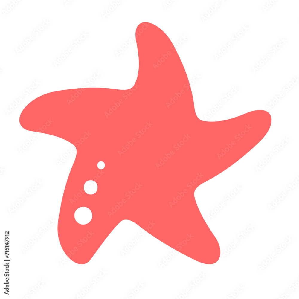 starfish shape starfish shape