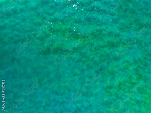 Top view sea surface background