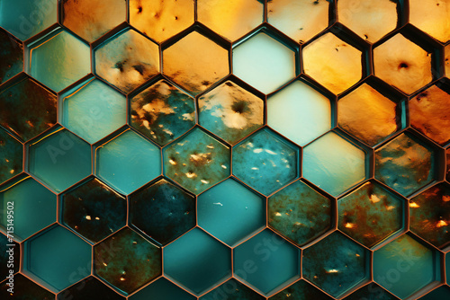 Glass Texture Hive and Symmetry, Contemporary Tile Designs