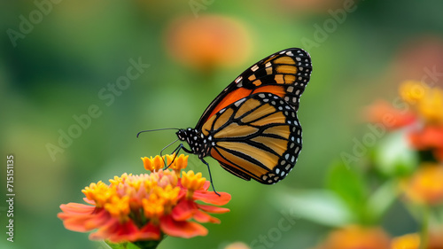 monarch butterfly on flower © Creative-Touch