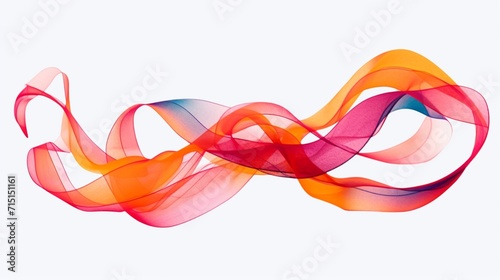hand sketched vector ribbon banner minimalist Ai Generative