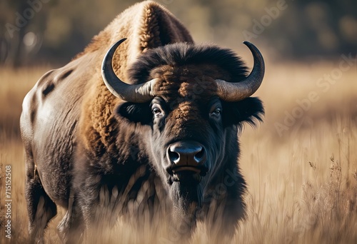 A Buffalo in the Savanna for World Wildlife Day Background