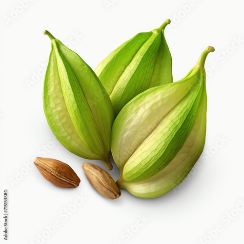 cardamom, isolated on transparent background cutout