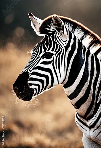 A Zebra in the Savanna for World Wildlife Day Background