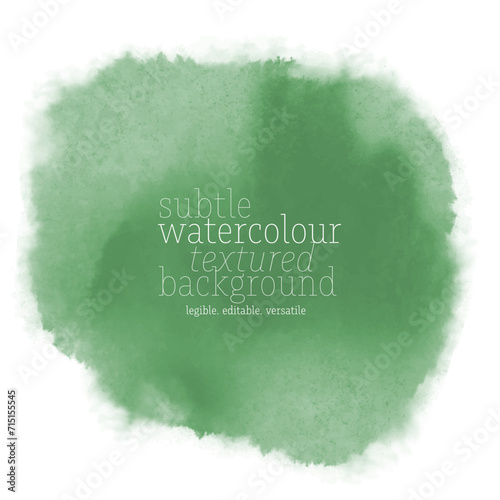 abstract pale green vector watercolor