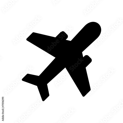 Plane icon vector. Airplane icon vector. Flight transport symbol. Travel illustration. Holiday symbol