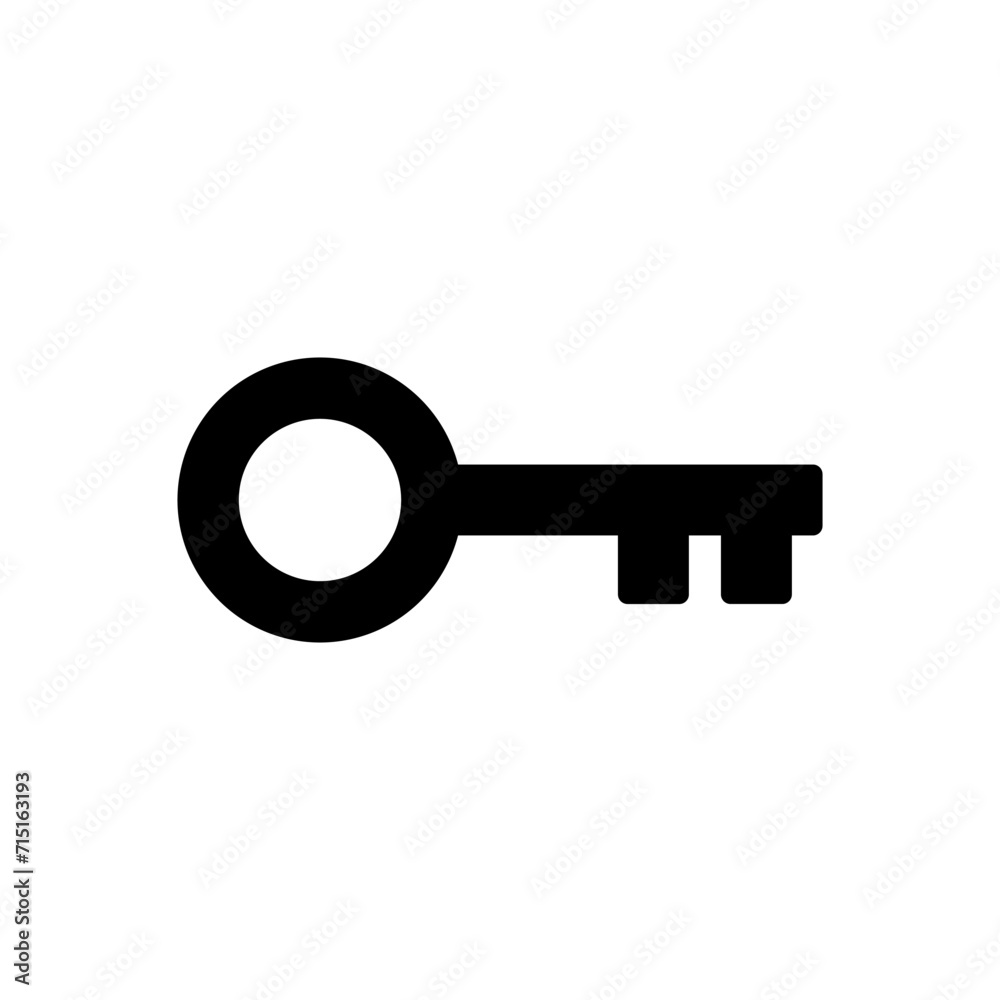 Key icon vector. Key vector icon. Key symbol Key icon vector. Key vector icon. Key symbol