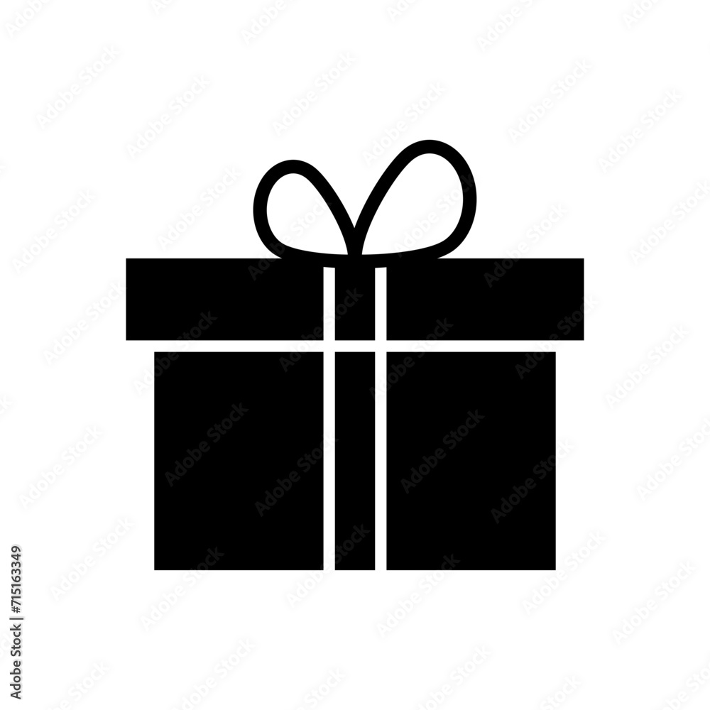 Gift icon vector. gift vector icon. birthday gift Gift icon vector. gift vector icon. birthday gift