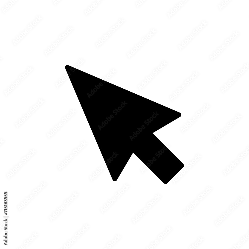 Click icon vector. pointer arrow icon. cursor icon vector Click icon vector. pointer arrow icon. cursor icon vector