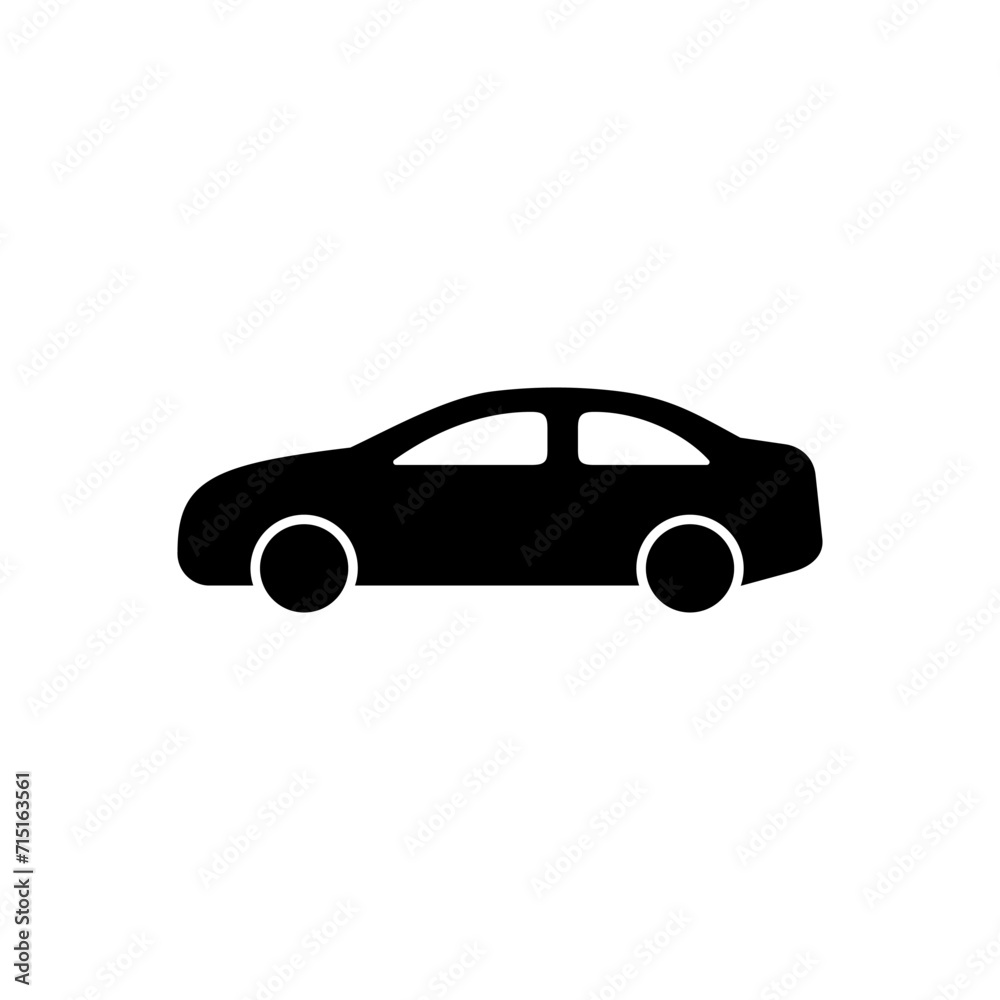 Car icon vector. car vector icon. small sedan