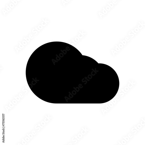 cloud icon vector. cloud vector icon